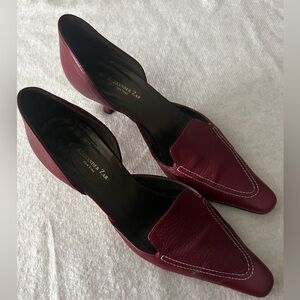 Alexander Zar New York d'Orsay pumps in a burgundy, Women's Heels